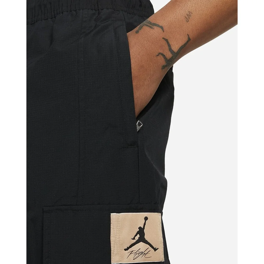 Jordan Flight Heritage Cargo Pants Men Size Small Black Hemp DC7450 010